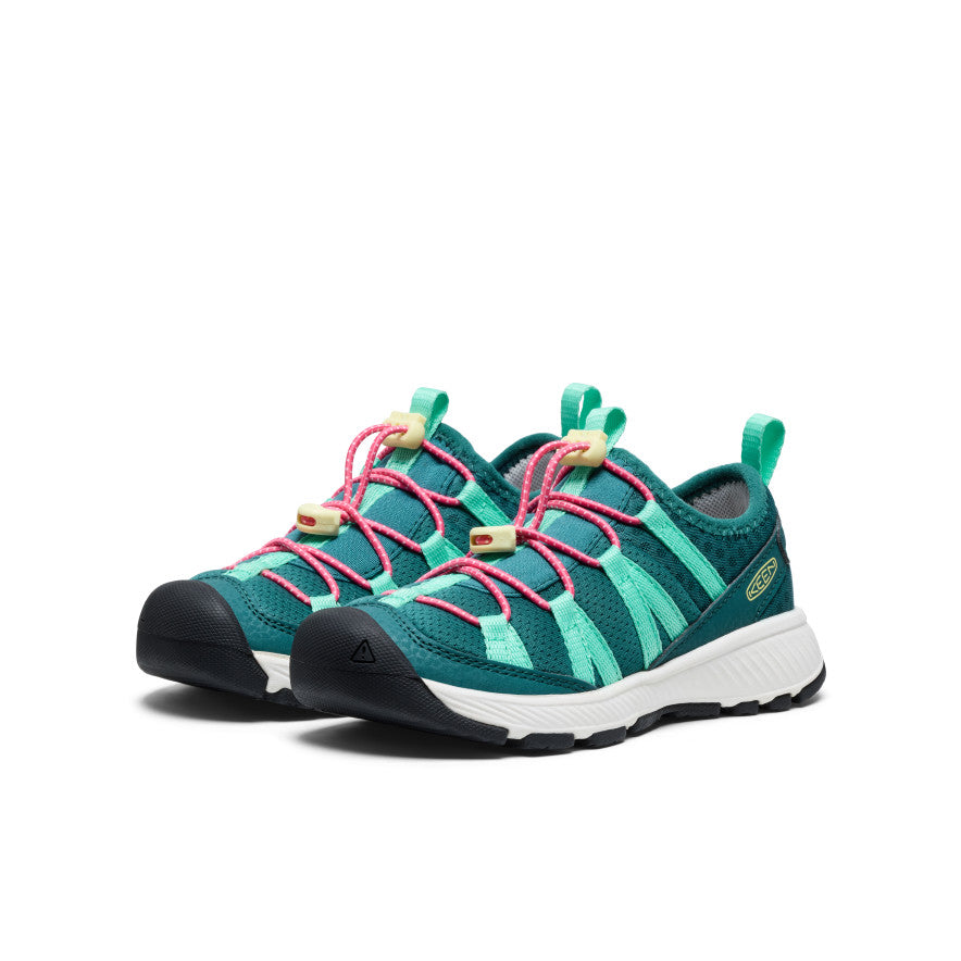 【 maaa 】 Little Kids' Motozoa Sneaker | Mediterranea/Pink Lemonade | KEEN
