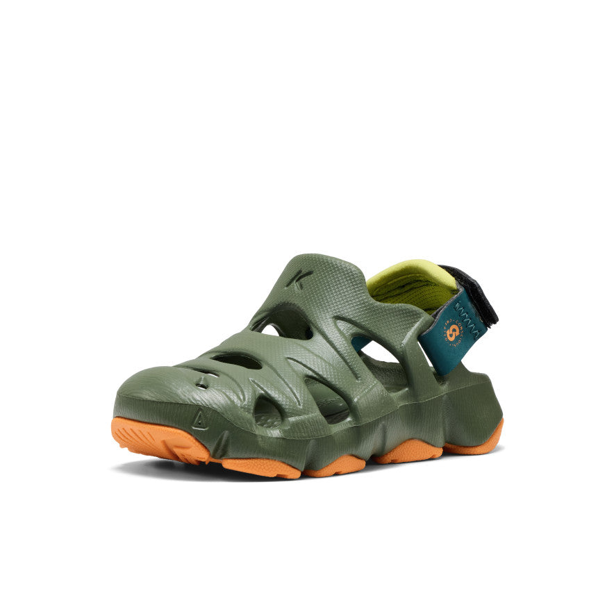 Toddlers' HyperFLT Clog | Bronze Green/Orange Peel | KEEN Footwear