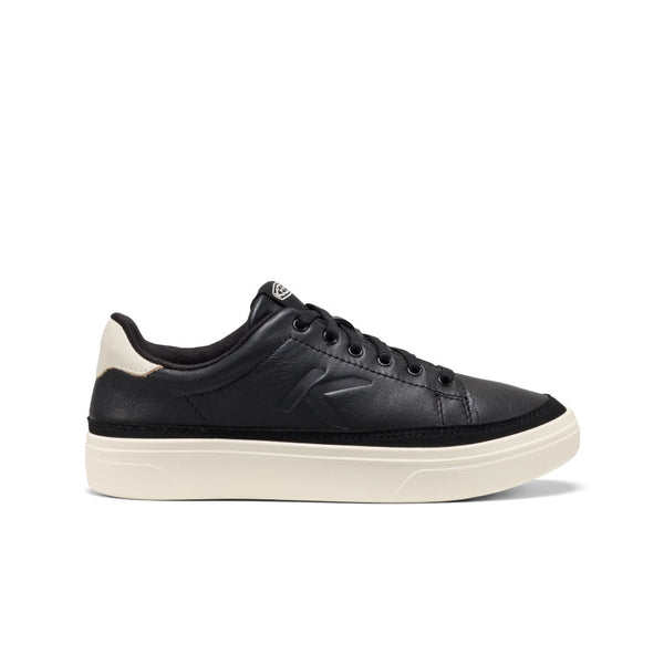 Women's KM1 Leather Sneaker | Black/Birch | KEEN Footwear