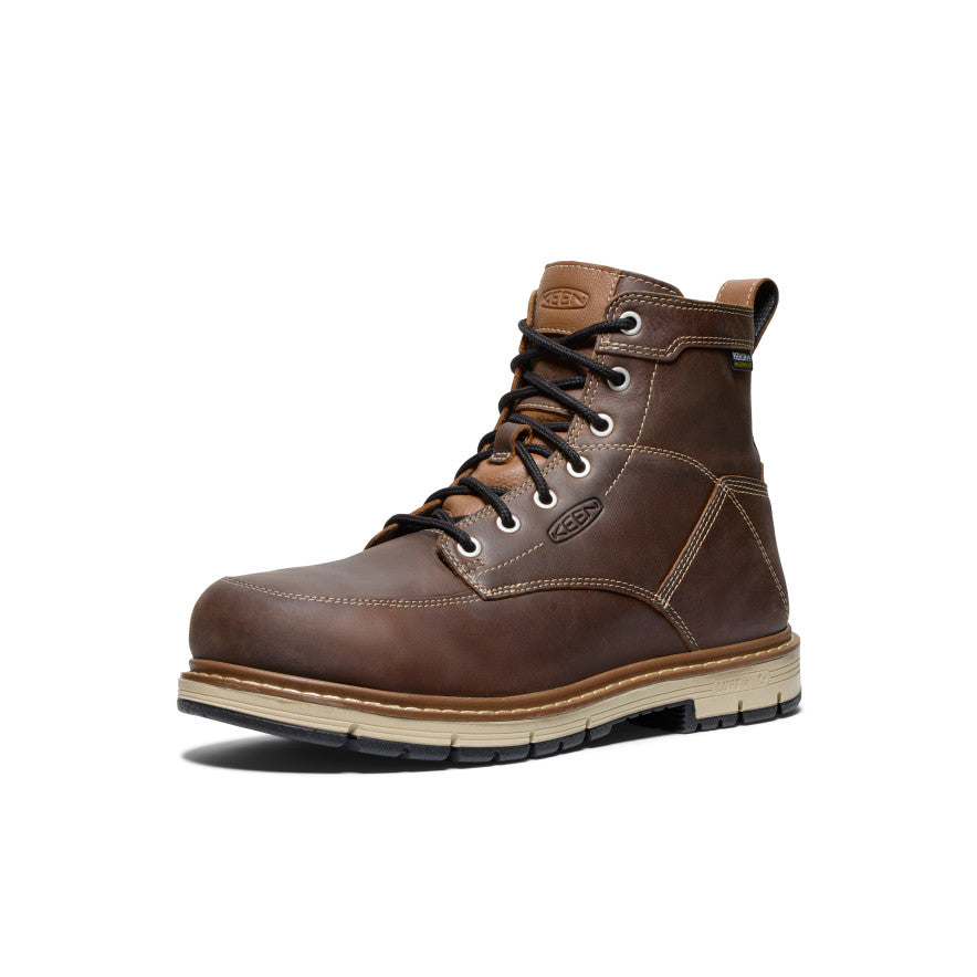 【新品未使用】KEEN Utility 安全靴 SAN JOSE 6\" AT Men's Aluminum Toe Work Boots | Gingerbread | KEEN Footwear