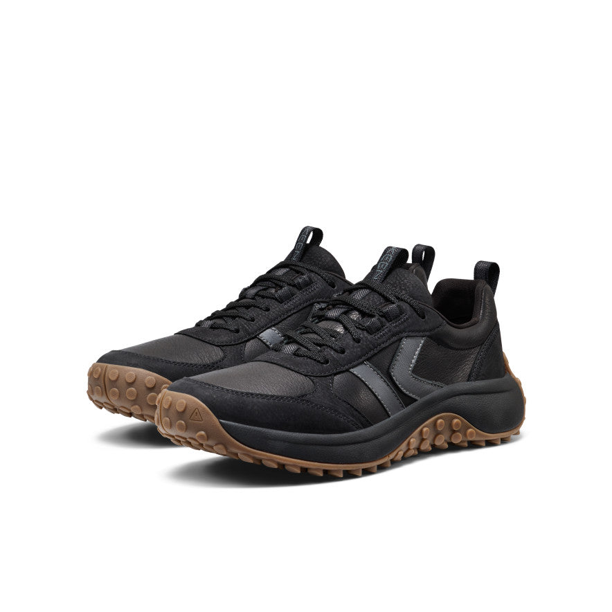 Men's KS86 Leather Sneaker | Black | KEEN Footwear