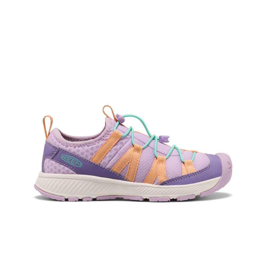 キッズ　レディース　サーフボード5.5 KEEN'S Big Kids' Motozoa Sneaker | Purple Haze/Peach Fuzz | KEEN Footwear
