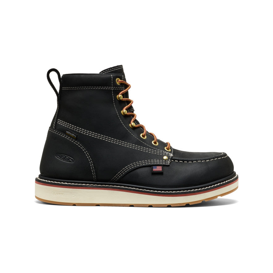 Keen Men's Liberty 6" Waterproof Boot (Carbon Toe) | Black/Gum | 8 Regular Keen Men's Liberty 6" Waterproof Boot (Carbon Toe) | Black/Gum | 8 Regular