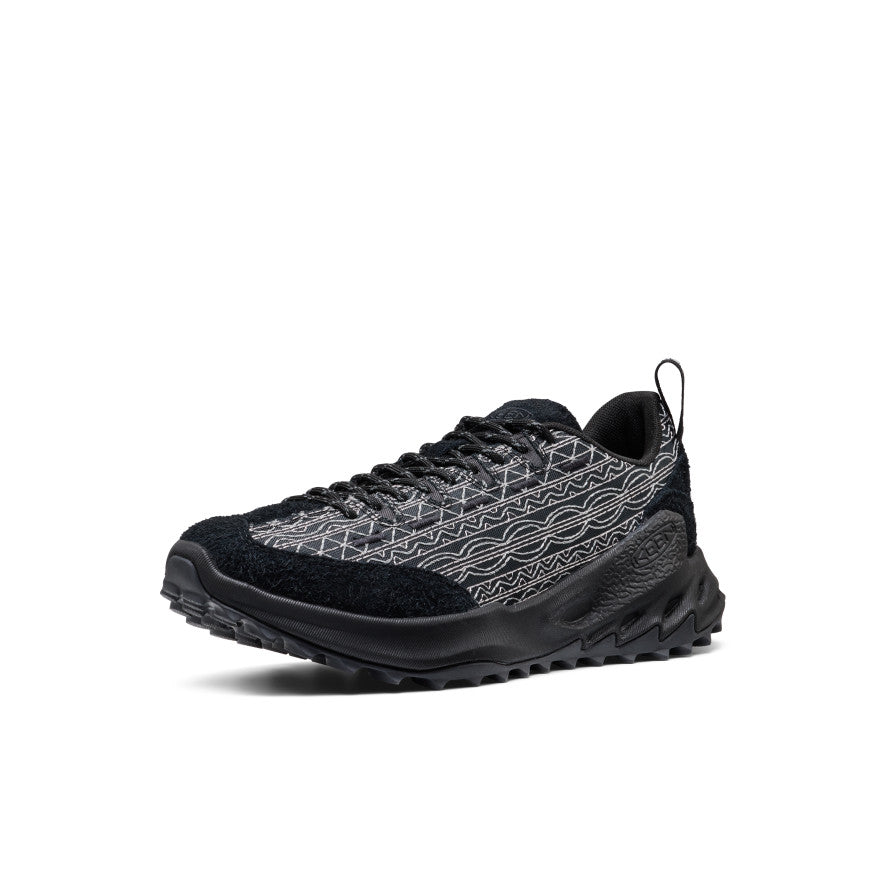 ジュリアン Men's Jasper Zionic 18 East Sneaker | Black/Black | KEEN Footwear