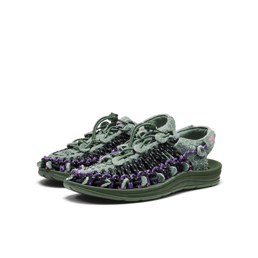 『なおやん』KEEN UNEEK インディゴ色　28cm グリーンレーベル All Gender UNEEK Leather Henrik Vibskov Sneaker | Green Spring