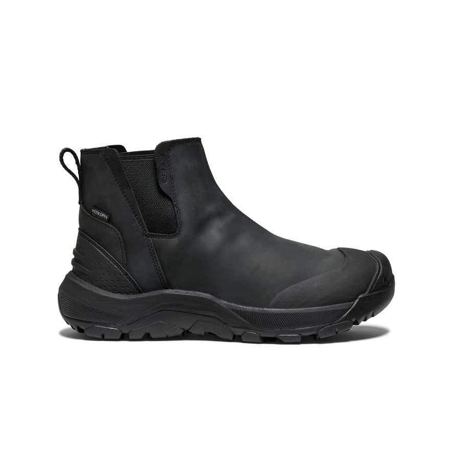 Men's Revel IV Waterproof Chelsea Black/Black Regular