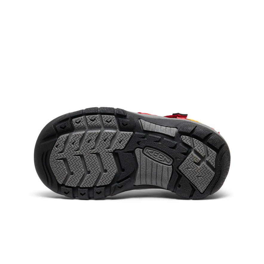 KEEN スニーカー グレー/ブラック/レッド Little Kids' Newport H2 | Red/Gargoyle | KEEN Footwear