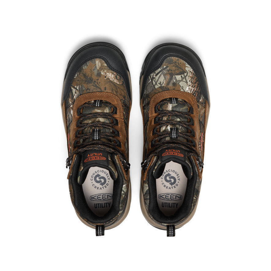 Men's Skokie Waterproof Work Boot (Soft Toe) | Camo/Black | KEEN