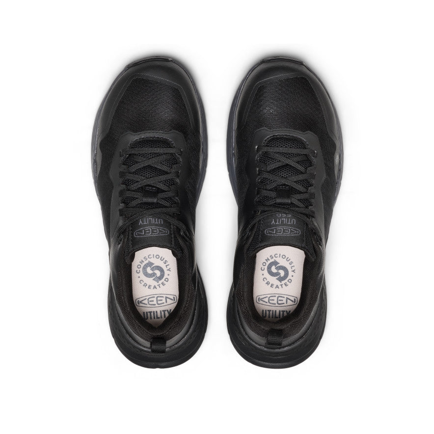 Women's Speedworks ESD Work Sneaker (Carbon Toe) | Black/Black