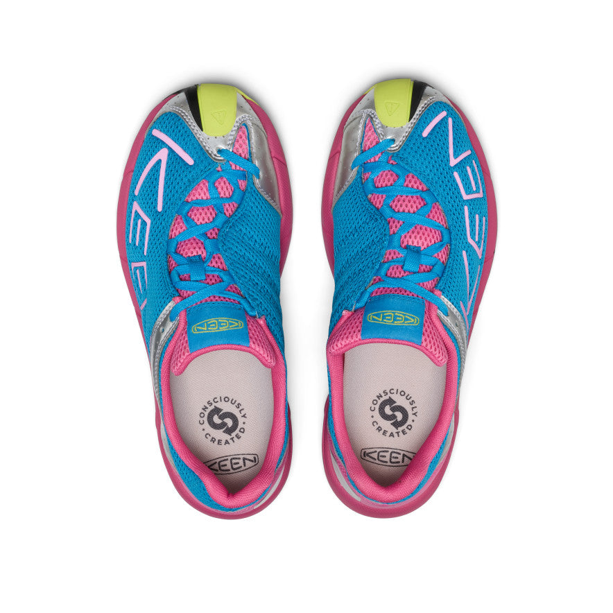 靴 KEEN DRESDEN BLUE/CABARET 27cm Women's A86 Sneaker | Swedish Blue/Shocking Pink | KEEN Footwear