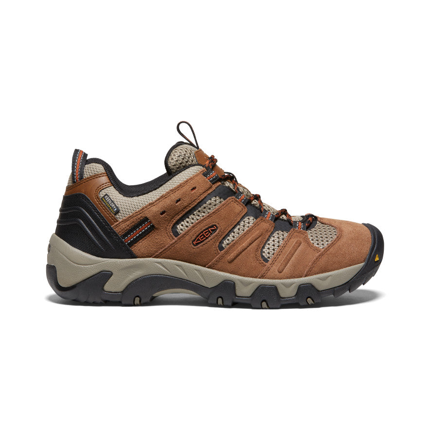 Men's Headout Waterproof Hiking Shoe Bison KEEN Footwear