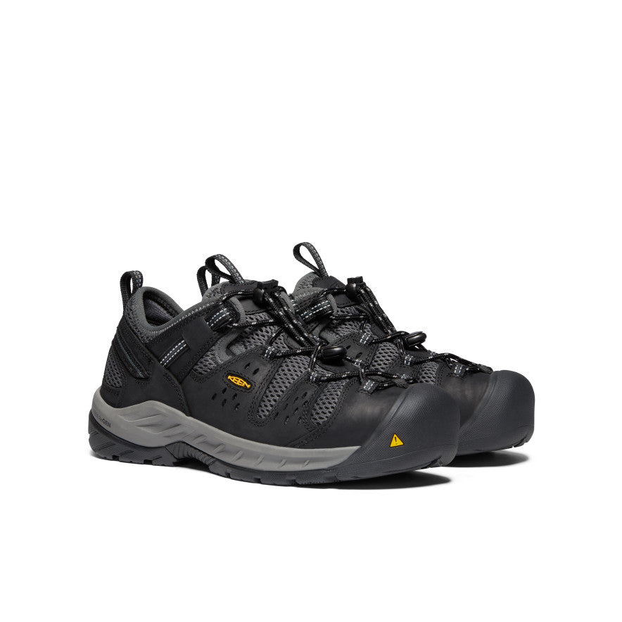 Men's Atlanta Cool II Work Shoe | Black | KEEN Footwear