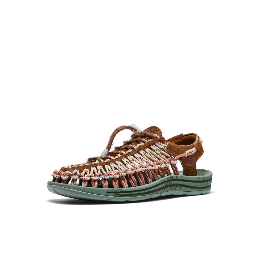 All Gender UNEEK Leather Sneaker | Terrain Roasted Pecan | KEEN