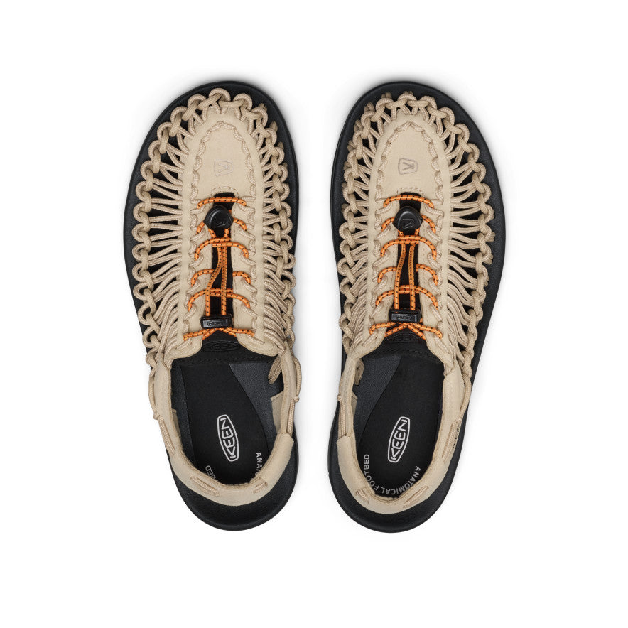 Men's UNEEK Sneaker | Safari/Orange Peel | KEEN Footwear