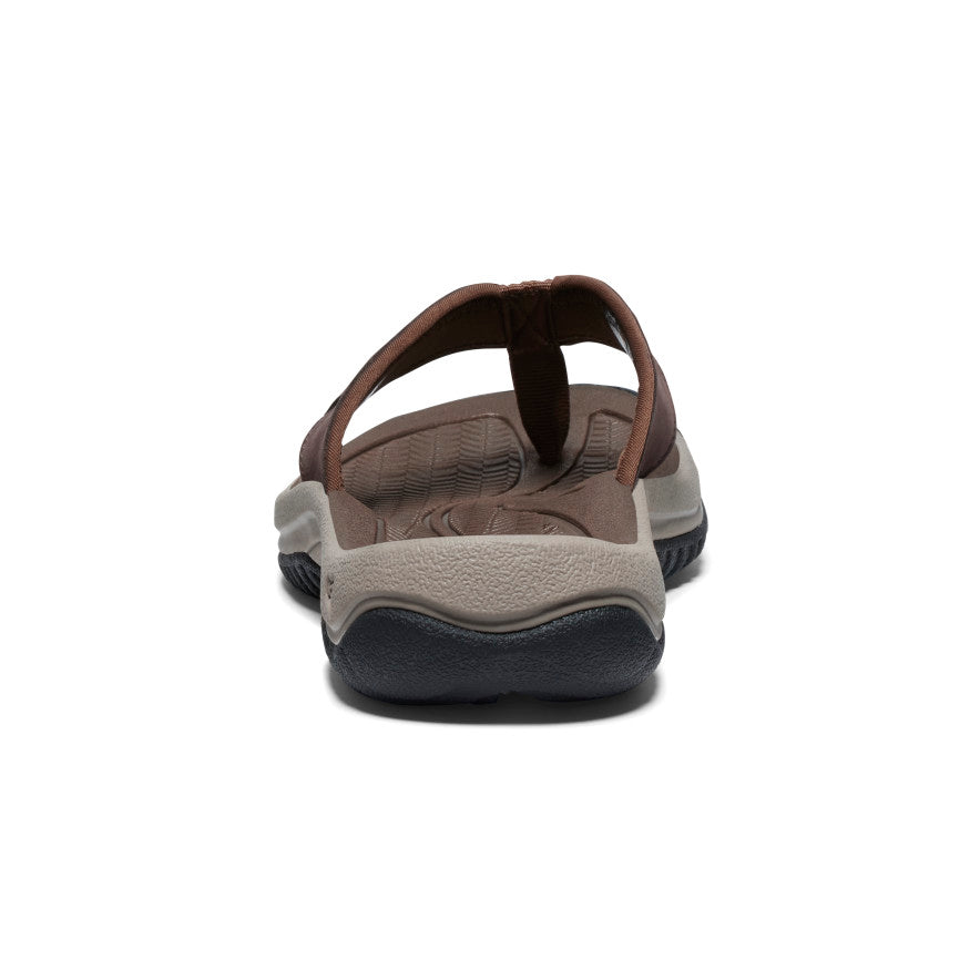 Men's Kona Leather Flip-Flop | Java | KEEN Footwear