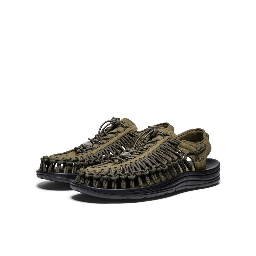 Men's Two-Cord Sandals Olive/Black KEEN Footwear