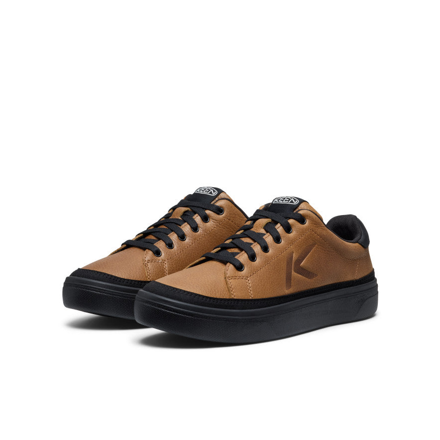 Men's KM1 Leather Sneaker | Bison/Black | KEEN Footwear