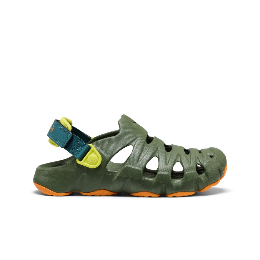 Big Kids' HyperFLT Clog | Bronze Green/Orange Peel | KEEN Footwear