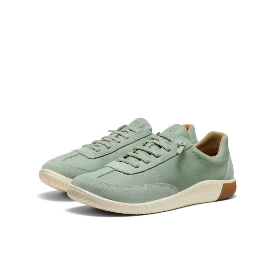 Women's KNX T-Toe Sneaker | Iceberg Green/Birch | KEEN Footwear