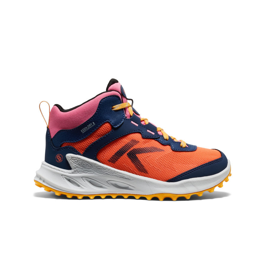 Big Kids' Zionic Waterproof Boot | Naval Academy/Nasturtium | KEEN
