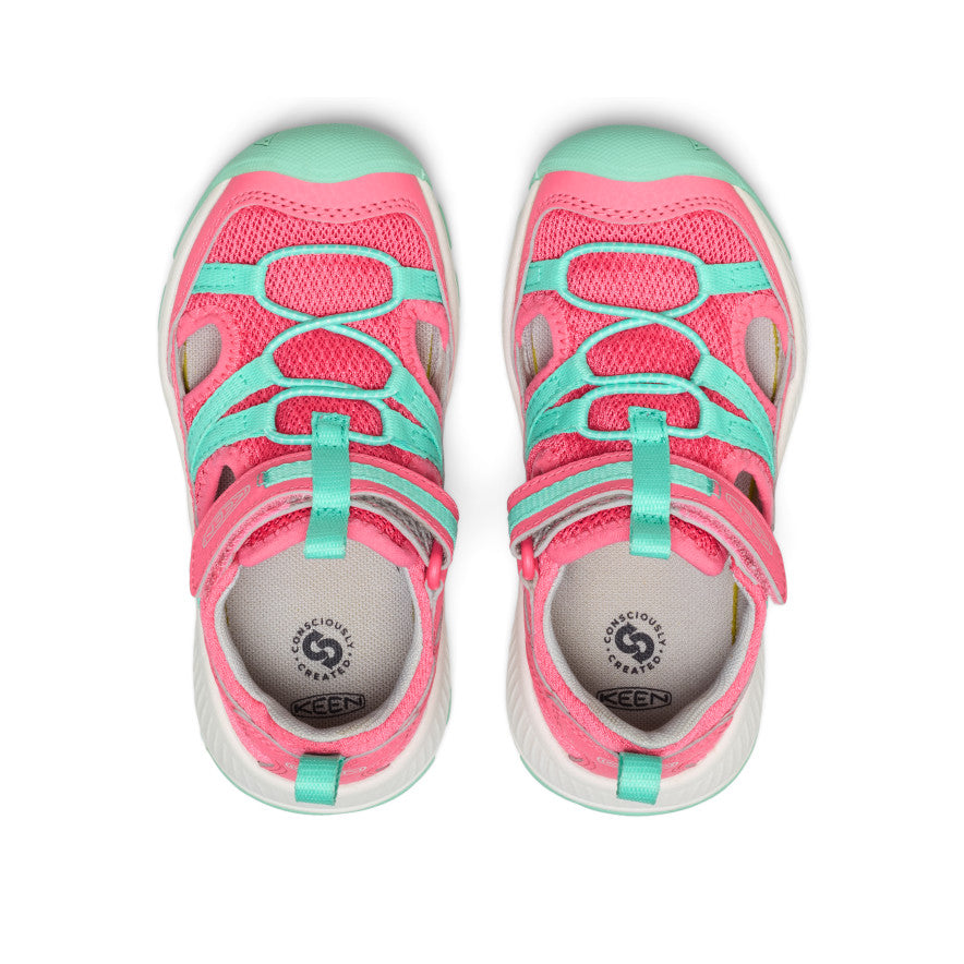 Little Kids' Motozoa Sandal | Pink Lemonade/Cabbage | KEEN Footwear