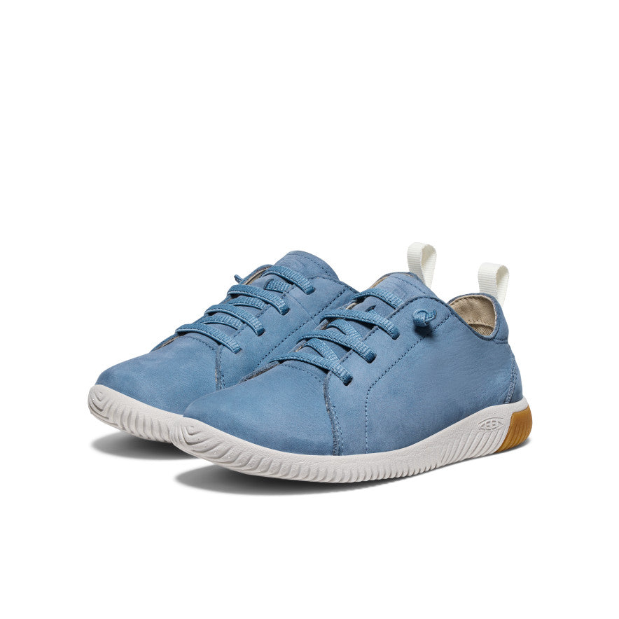 Big Kids' KNX Leather Sneaker | Coronet Blue/Vapor | KEEN Footwear