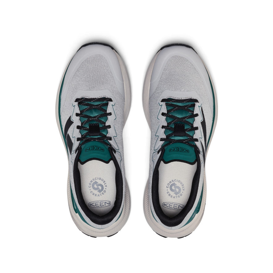 KEEN WK500‎ Men\'s Size 10.5 White Navy Gray Athletic Running Shoes Sneakers NEW NEW Keen Shoes Mens 11 Ivory Blue Lace Up Curve Momentum  main image 4
