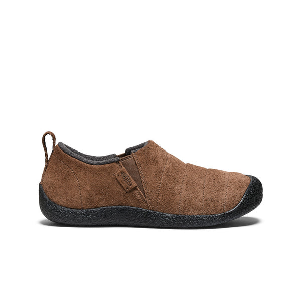 Men s Howser II Leather Dark Earth Black KEEN Footwear