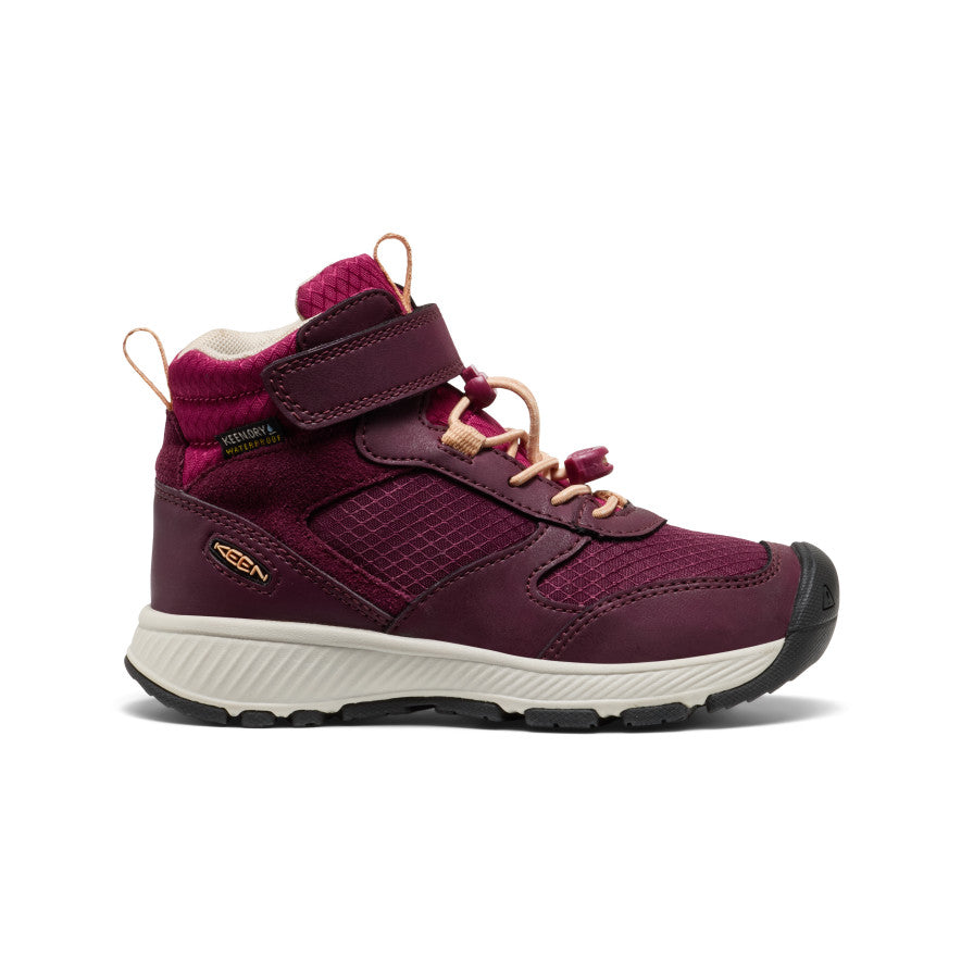 Little Kids' Skua Waterproof Boot | Fig/Peach Fuzz | KEEN