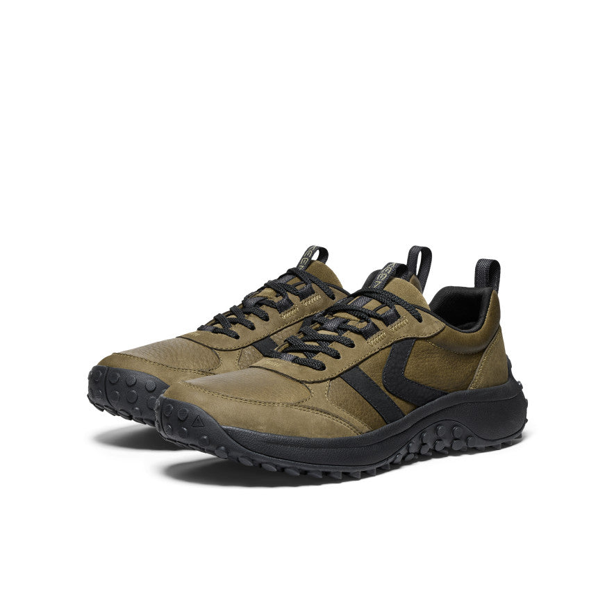 KEENのシューズ Men's KS86 Leather Sneaker | Dark Olive/Black | KEEN Footwear