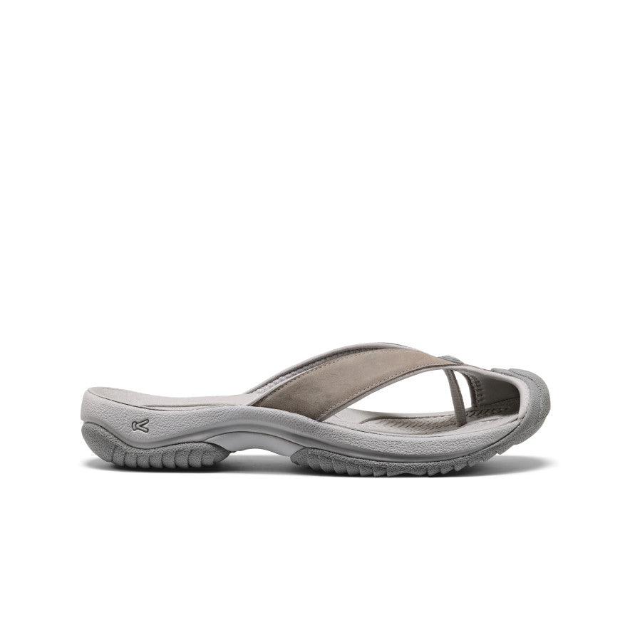 Men's Waimea Leather Flip-Flop | Monochrome/Steel Grey | KEEN Footwear
