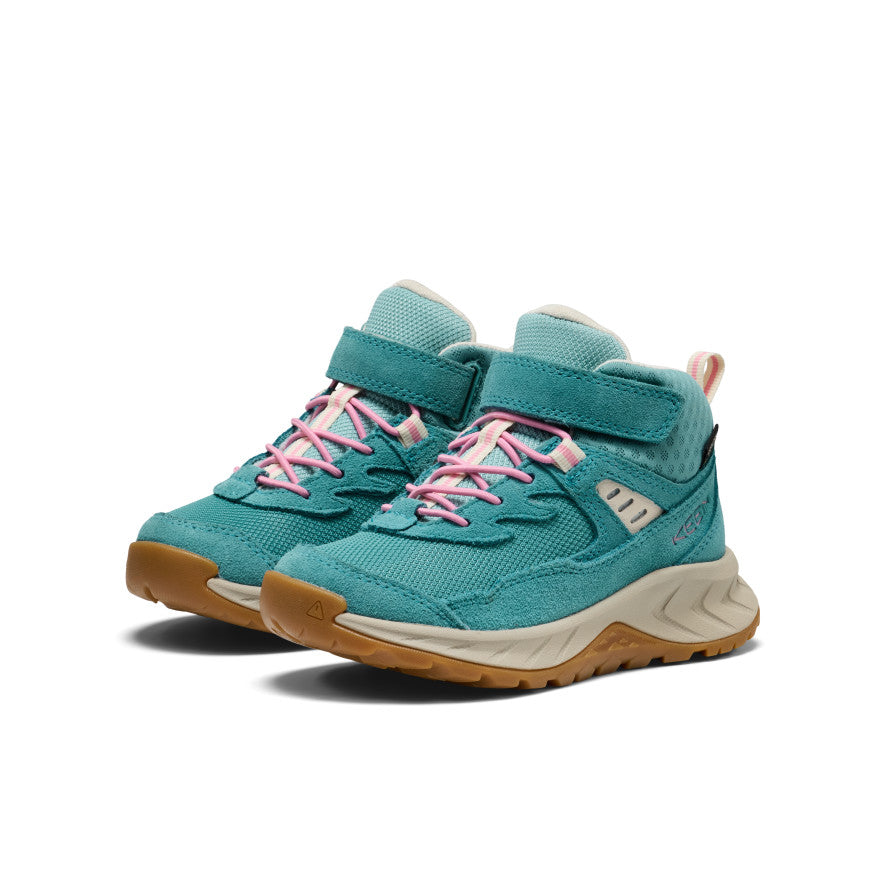 リール HighTree Little Kids' Hightrail Waterproof Hiking Boot | Brittany Blue