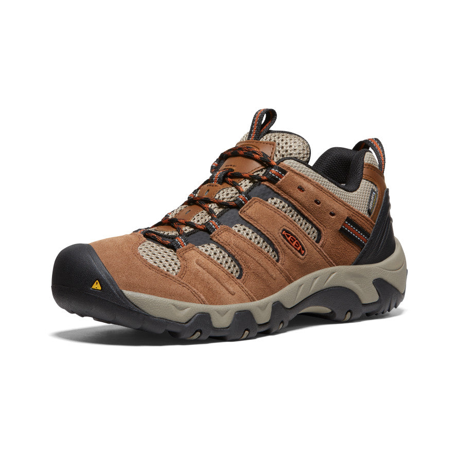Men's Headout Waterproof Hiking Shoe Bison KEEN Footwear