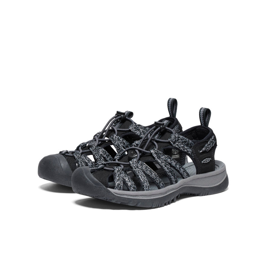 KEEN WHISPER サンダル Women's Whisper Sandal | Black/Steel Grey | KEEN Footwear
