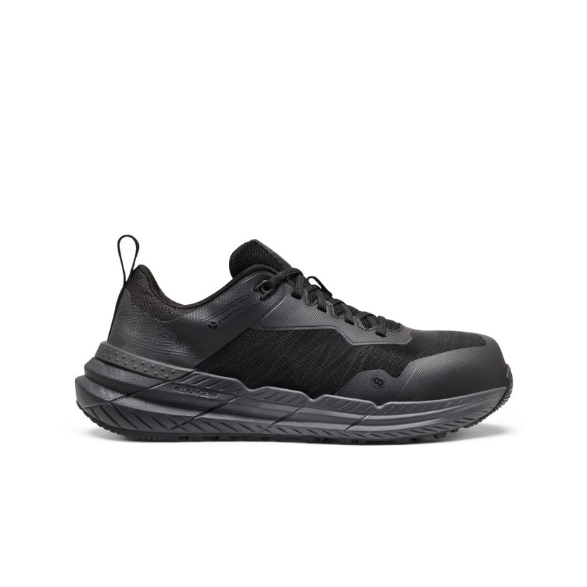 Women's Speedworks ESD Work Sneaker (Carbon Toe)  |  Black/Black