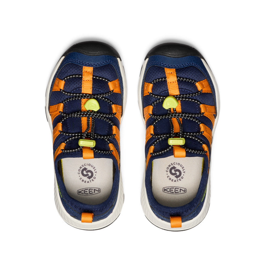 Little Kids' Motozoa Sneaker | Naval Academy/Bright Marigold