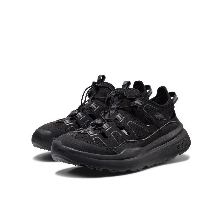 Men's Wk450 Sandal Black/Black Walking Shoe | KEEN | KEEN Footwear