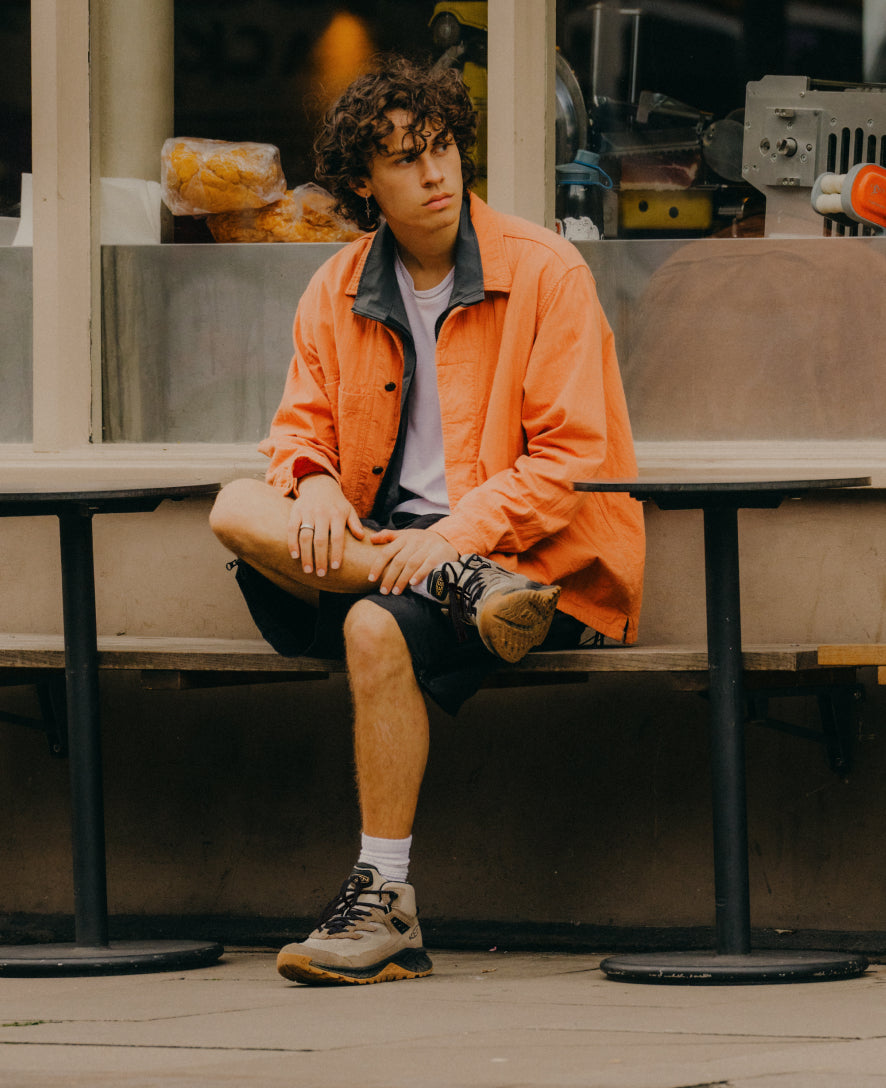 Men's Hightrail Waterproof Hiking Boot | Brindle/Oak Buff | KEEN