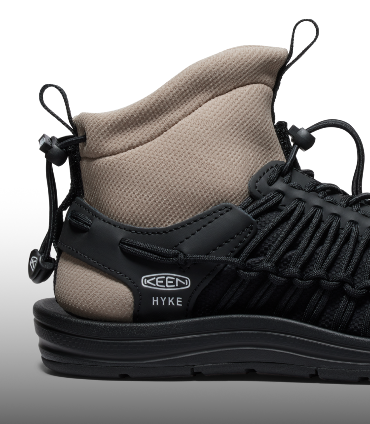 Women's UNEEK High Top x HYKE | HYKE Black | KEEN Footwear