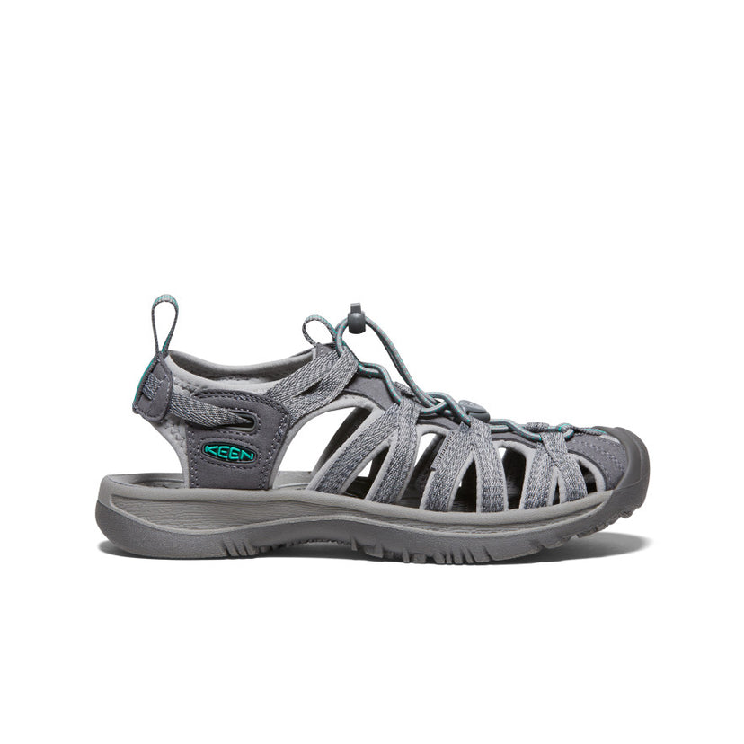 Women's Whisper  |  Medium Grey/Peacock Green