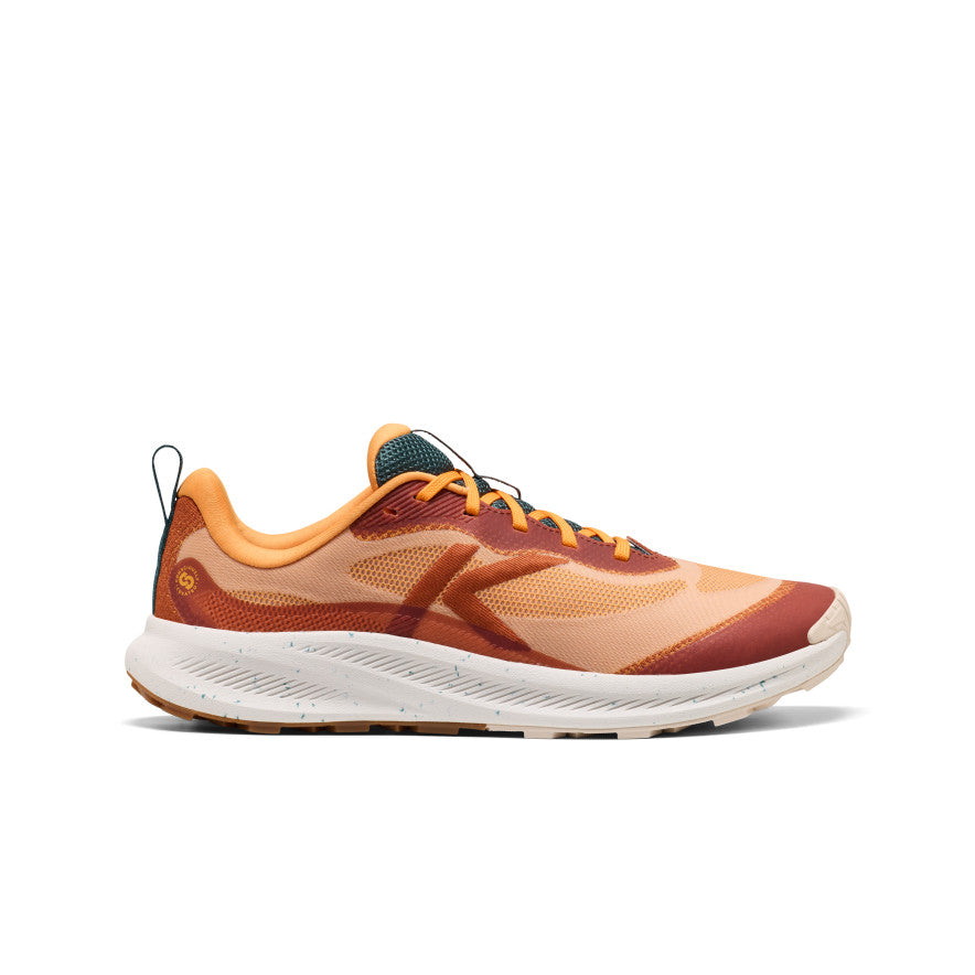 Men's Wander Trail Running Shoe | Fossil Orange/Carrot Curl | KEEN