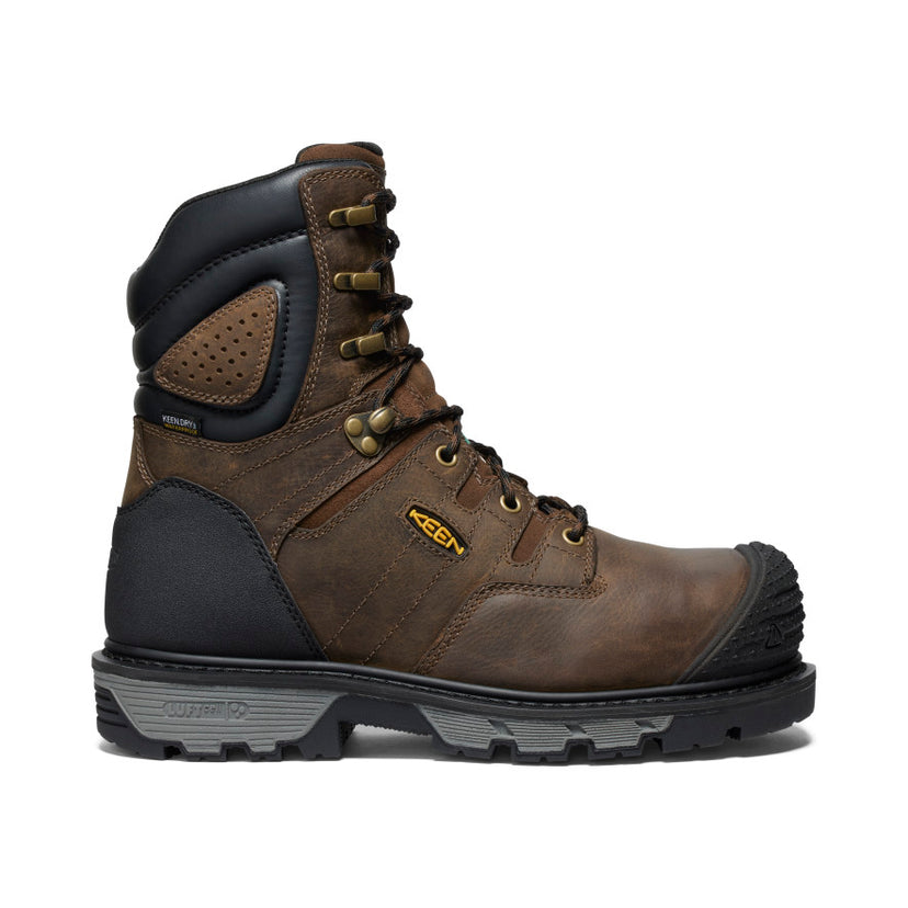 Men's CSA Camden 8" Waterproof Boot (Carbon Toe)  |  Dark Earth/Black