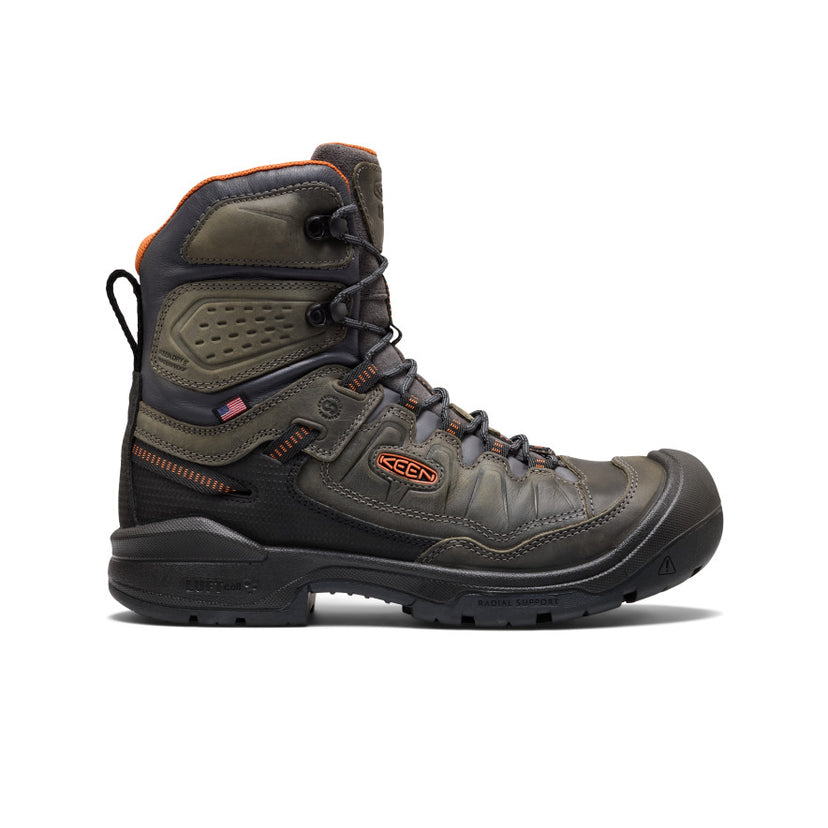 Men's Targhee IV 8" Waterproof Work Boot (Carbon Toe)  |  Magnet/Black