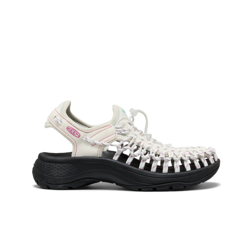 【美品】KEEN UNEEK WK STAR WHITE レディース　24CM Women's UNEEK Astoria | Star White/Black | KEEN Footwear