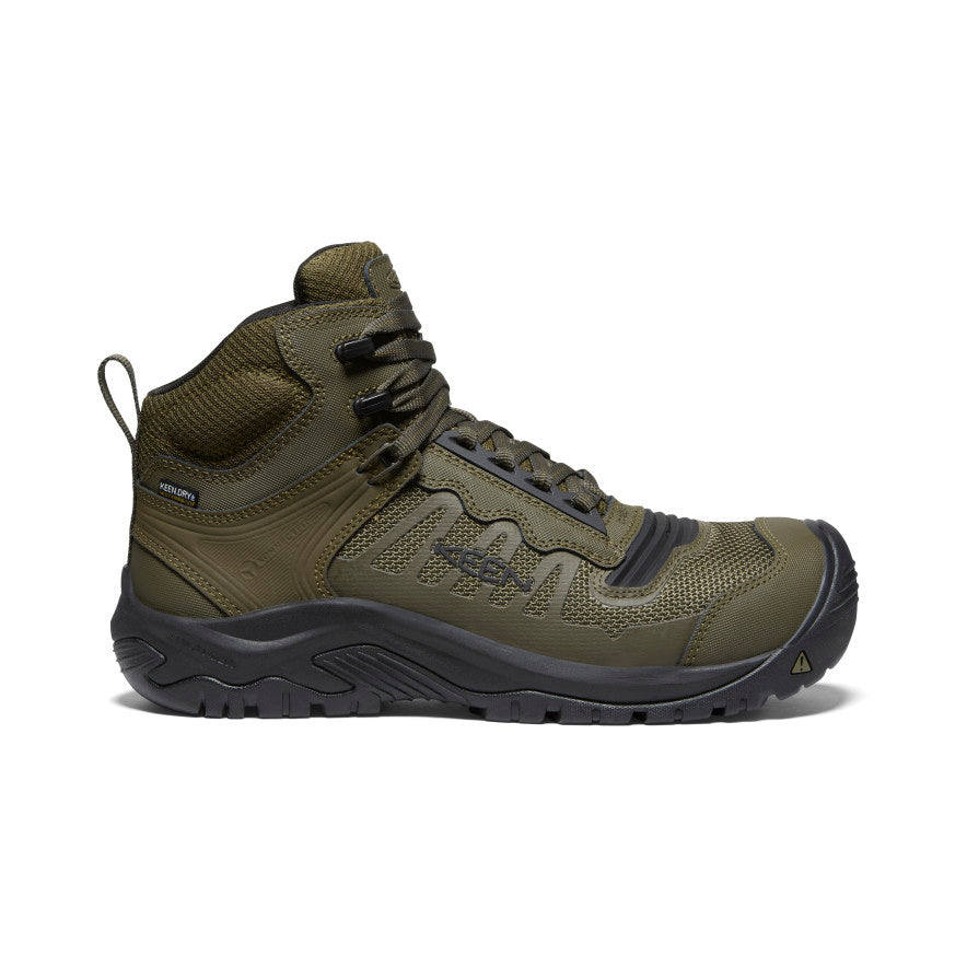 Men's Olive Green Work Boots - Reno Mid KBF WP | KEEN Footwear