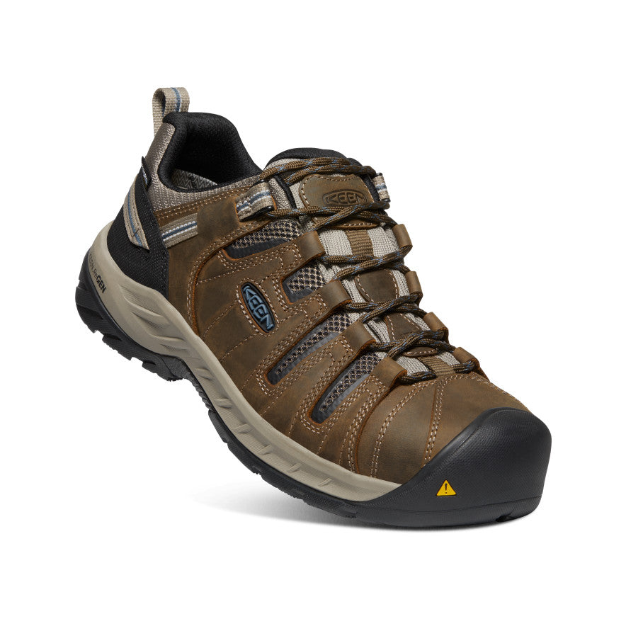 Men's Flint II Work Shoe (Steel Toe) | Brown | KEEN Footwear