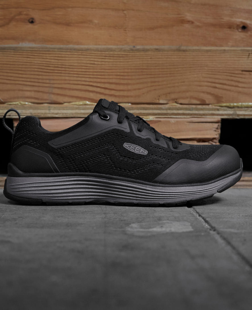 Men's Aluminum Toe ESD Work Sneakers | Black | KEEN Footwear