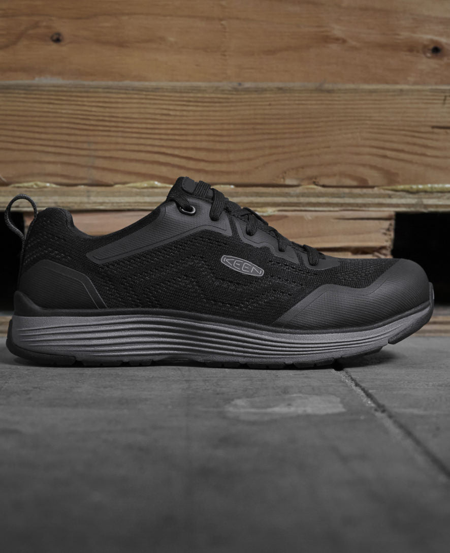 Women's Black Aluminum Toe Work Shoes | ESD | KEEN Footwear