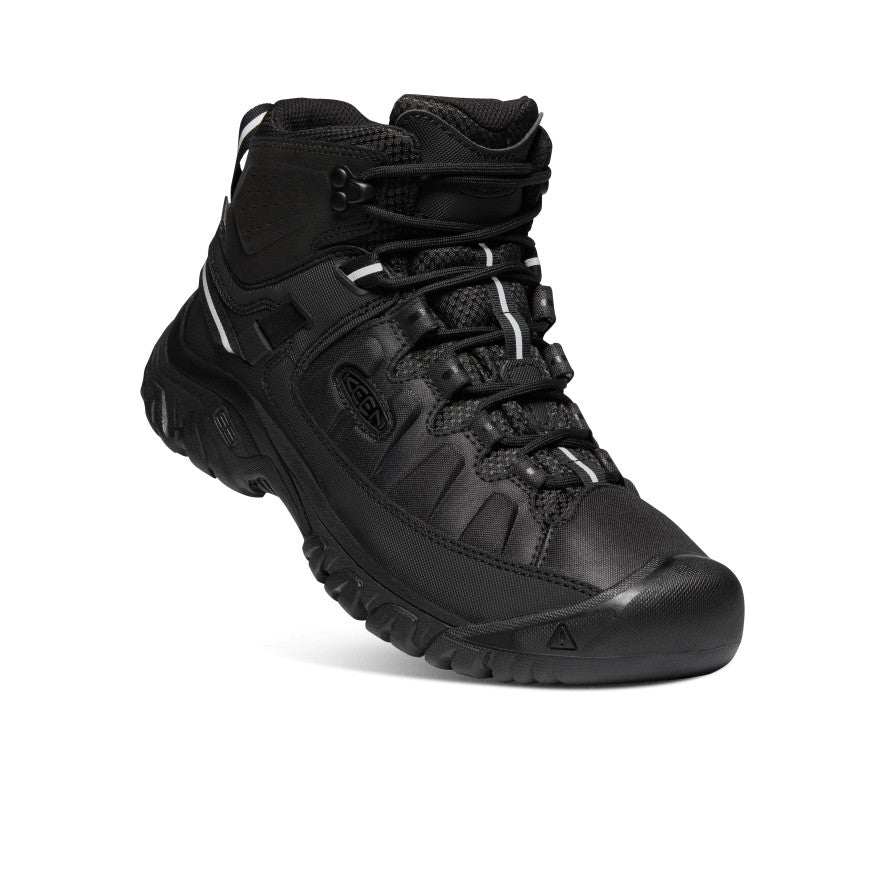 [キーン] トレッキング TARGHEE EXP MID WP(現行モデル) メンズ BLACK/BLACK 27 cm D Men's Waterproof Black Hiking Boots - Targhee EXP Mid | KEEN Footwear