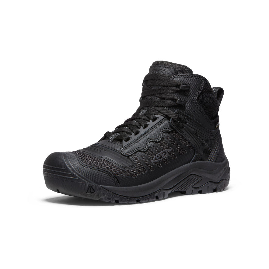 Men's Black Work Boots, Soft Toe - Reno Mid KBF WP | KEEN Footwear